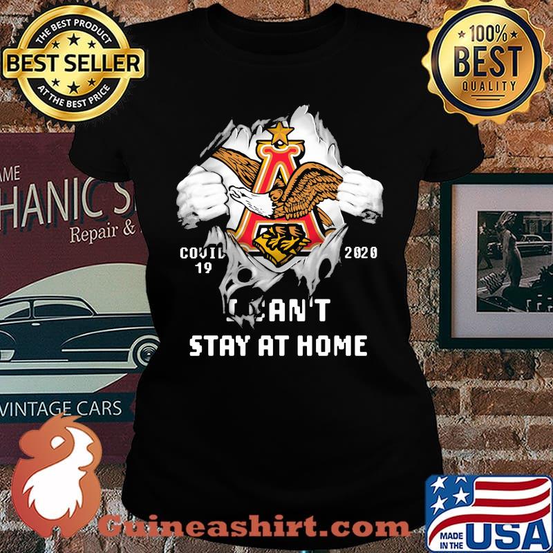 Blood insides anheuser-busch logo covid-19 2020 i can't stay at home s Laides