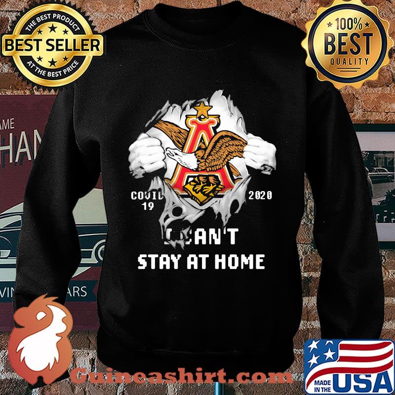 Blood insides anheuser-busch logo covid-19 2020 i can't stay at home s Sweater