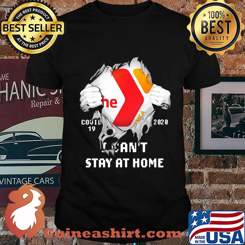 Blood insides guide to the YMCA covid-19 2020 I can't stay at home shirt
