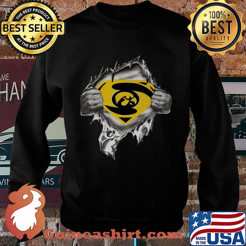 Blood insides superman iowa hawkeyes s Sweater