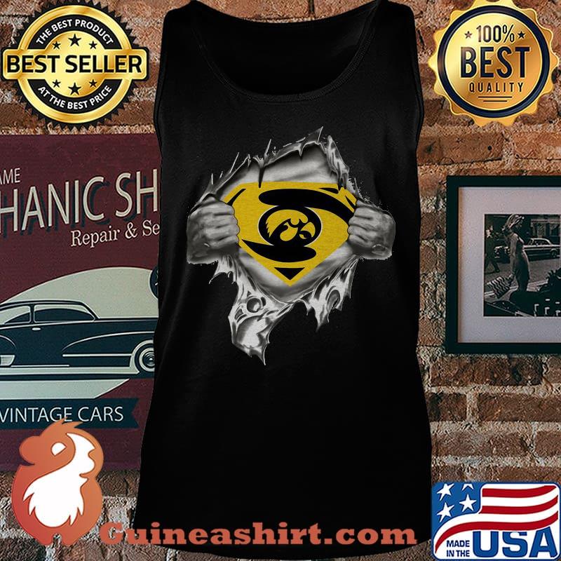 Blood insides superman iowa hawkeyes s Tank top
