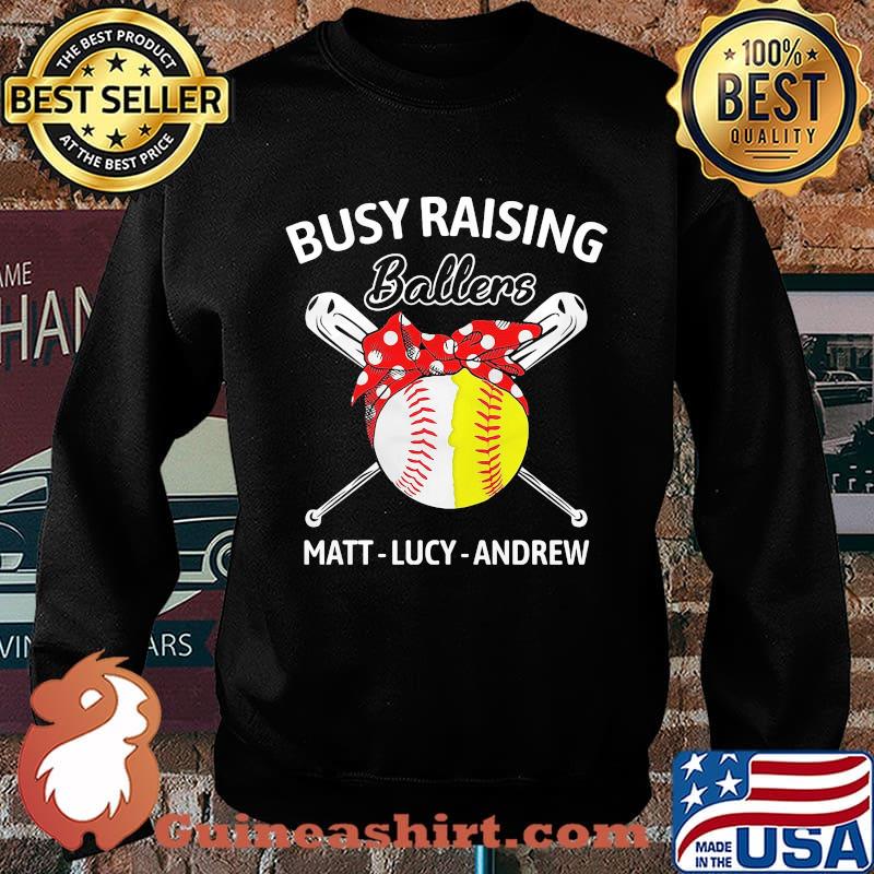 Busy raising ballers matt lucy andrew baseball and softball s Sweater
