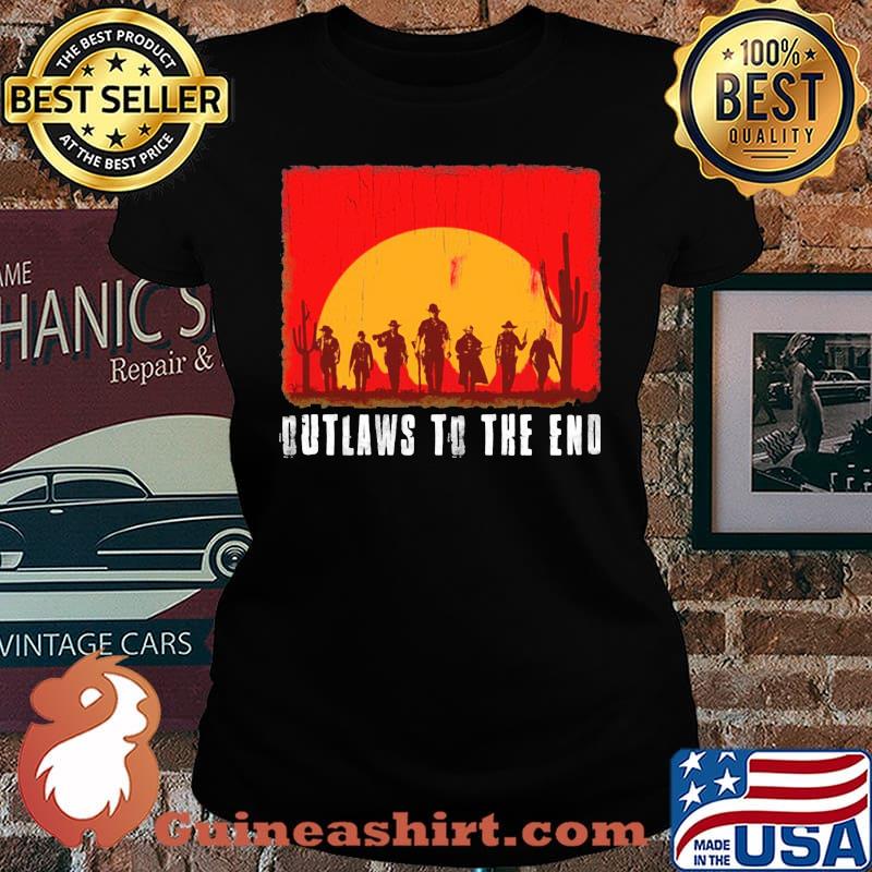 Butlaws To The And Sunset Soldiers Shirt Laides
