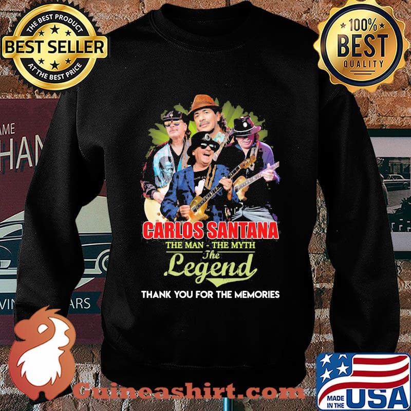 Carlos santana guitar the man the myth the legend thank you for the memories s Sweater