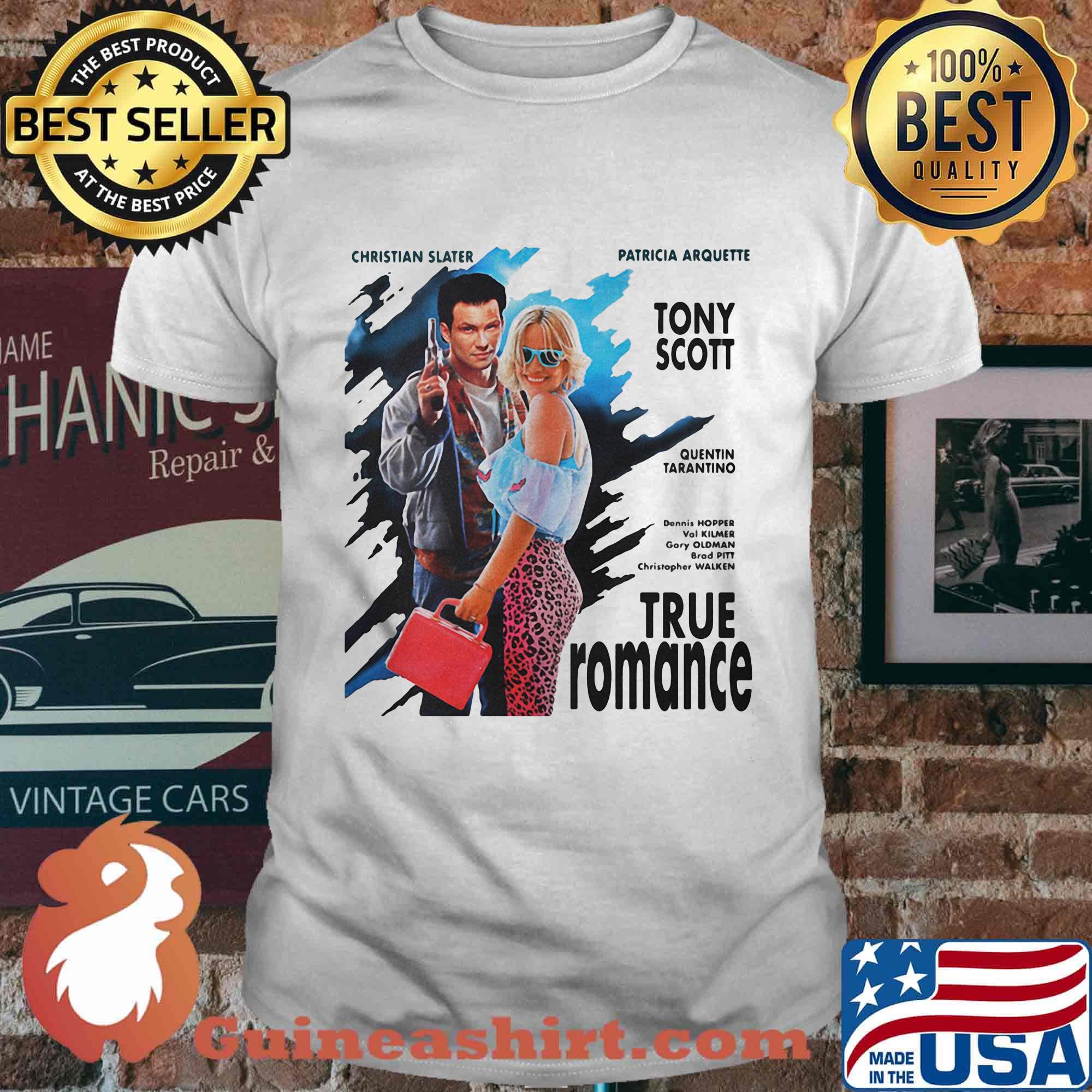 Christian slater patricia arquette tony scott quentin tarantino true romance shirt