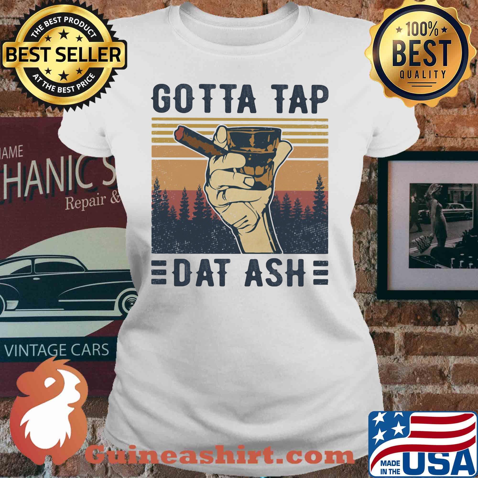 Cigar gotta tap dat ash vintage s V-neck