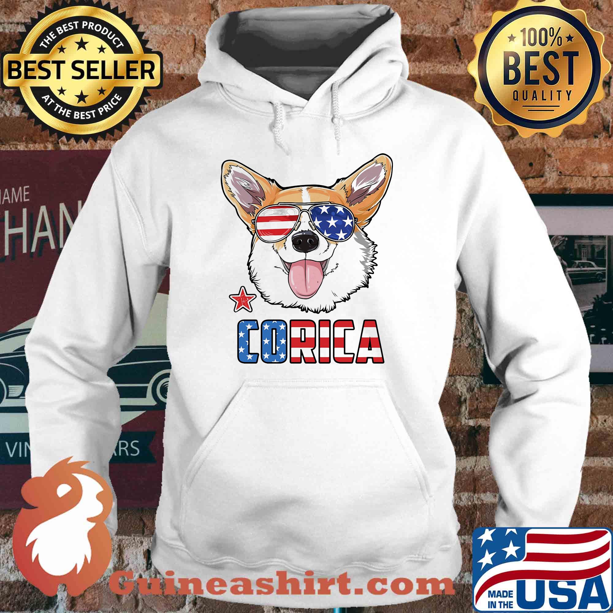 Corica American flag veteran Independence day s Hoodie