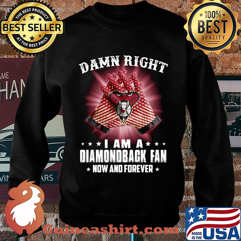 Damn right i am a arizona diamondbacks fan now and forever stars s Sweater