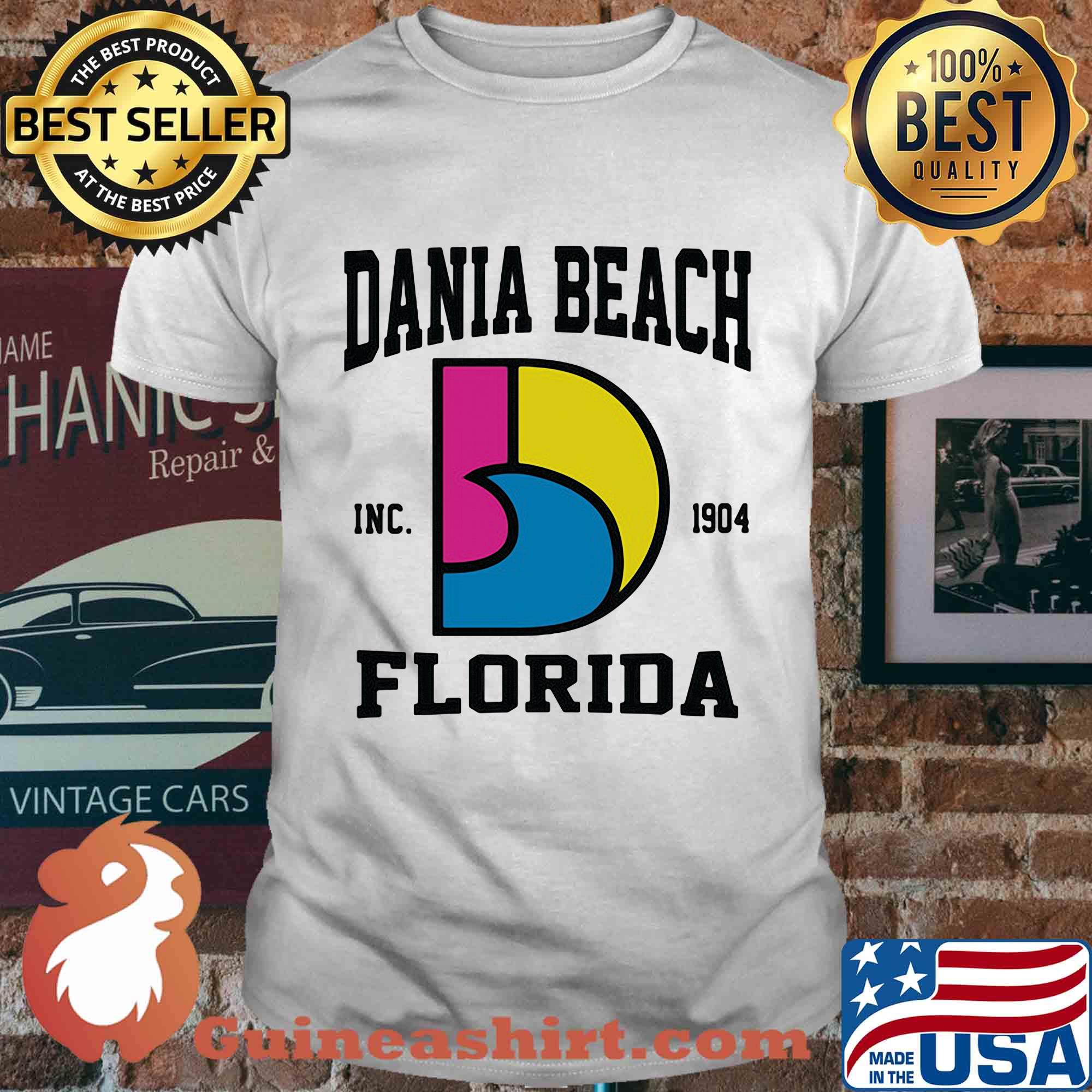Dania beach inc 1904 florida shirt