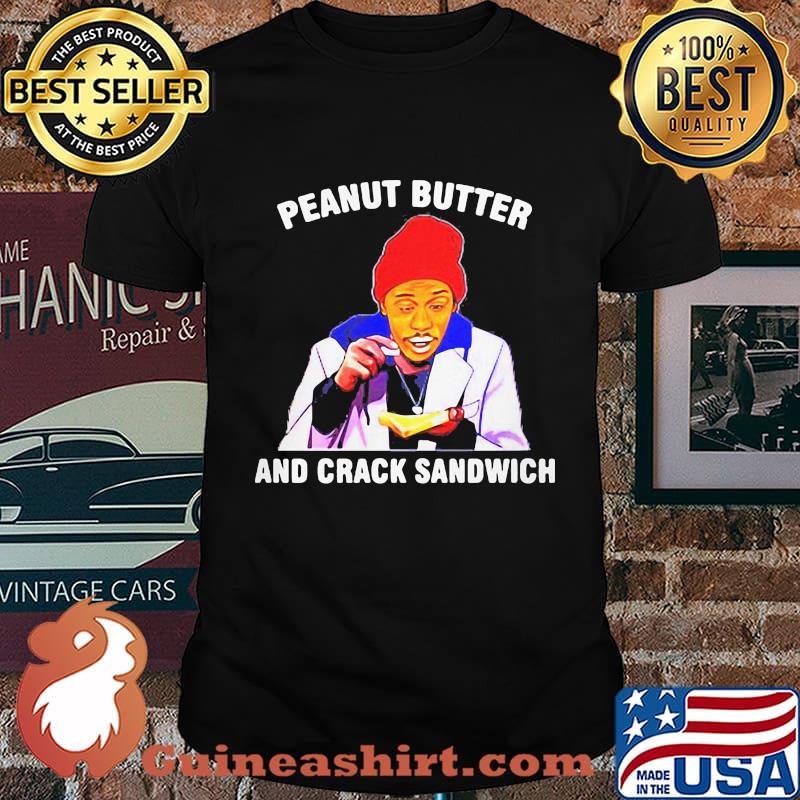 Dave chappelle peanut butter and crack sandwich art black shirt