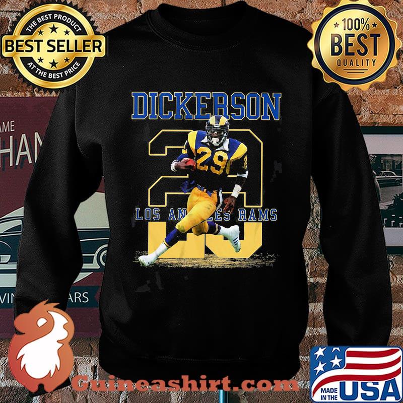 Dickerson 28 los angles rams team football player s Sweater