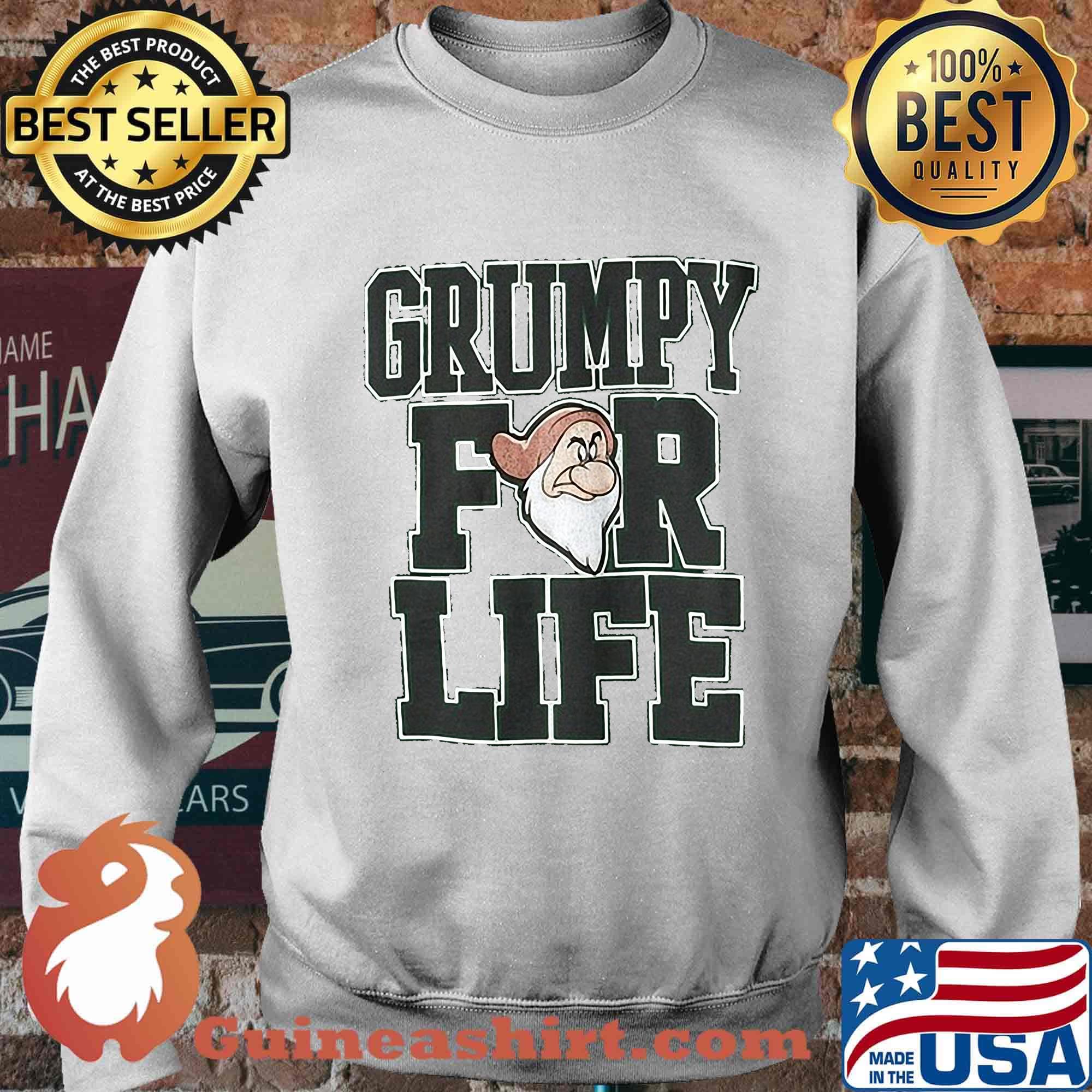 Disney adult dwarfs grumpy for life s Sweater