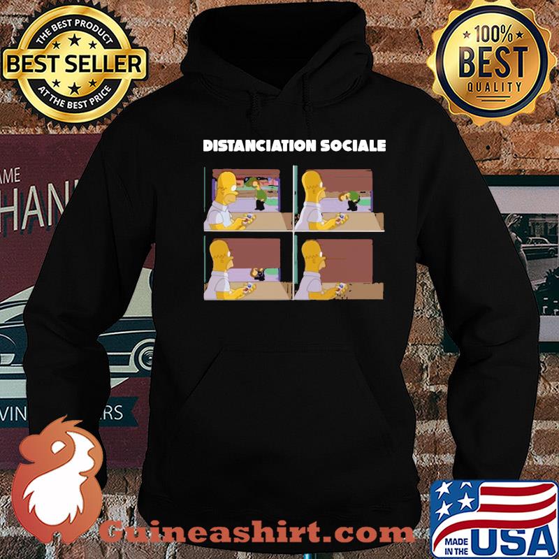 Disney homer simpson distanciation sociale s Hoodie