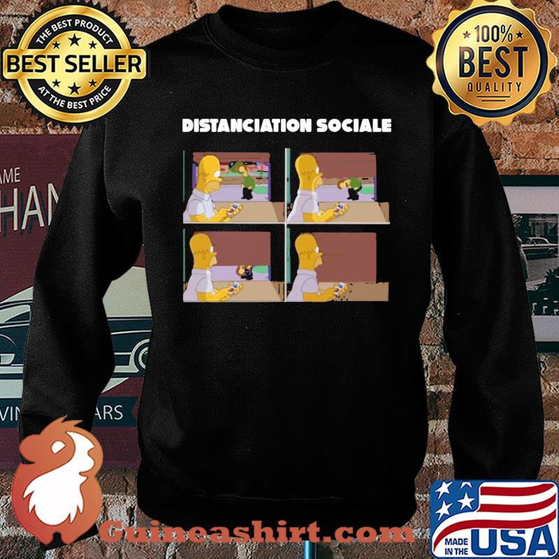 Disney homer simpson distanciation sociale s Sweater