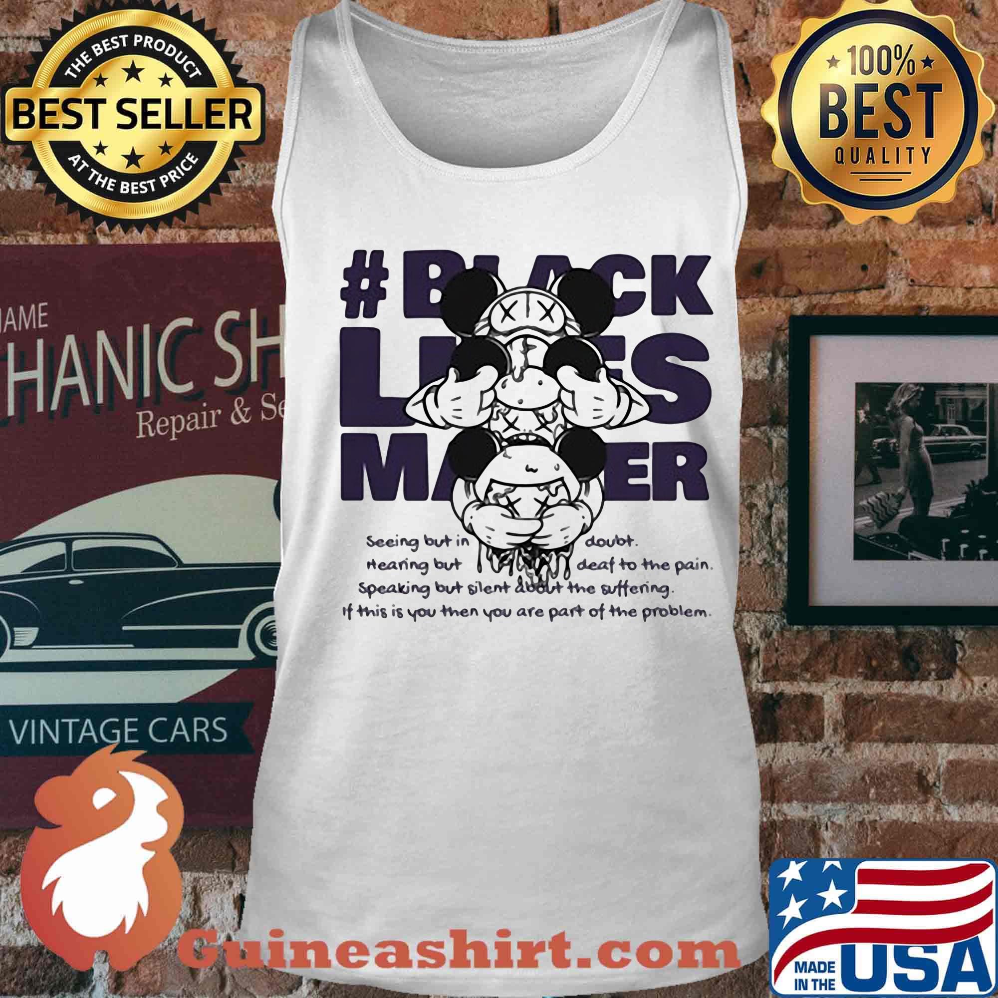 Disney mickey mouse black lives matter s Tank top