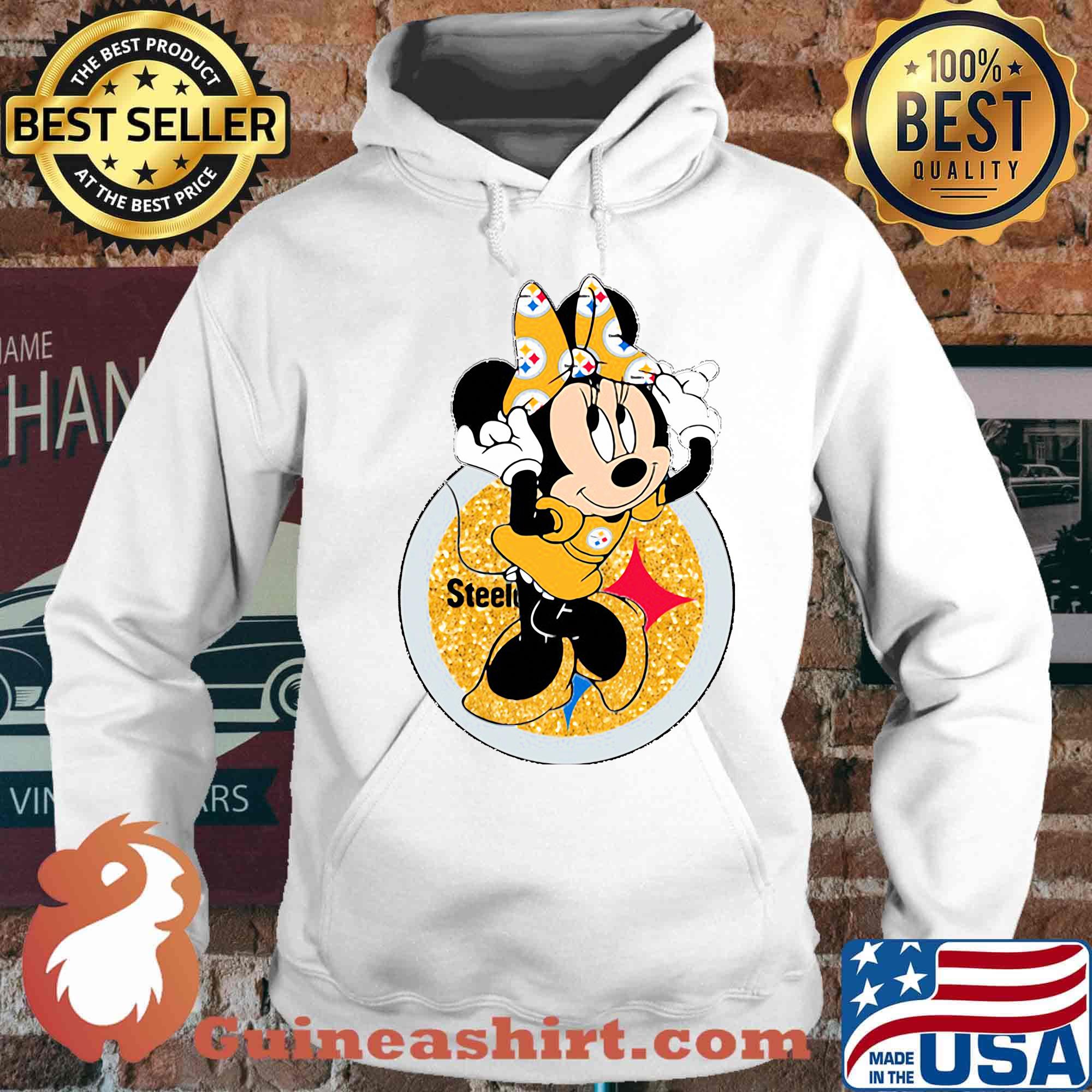 Disney minnie mouse pittsburgh steelers football s Hoodie