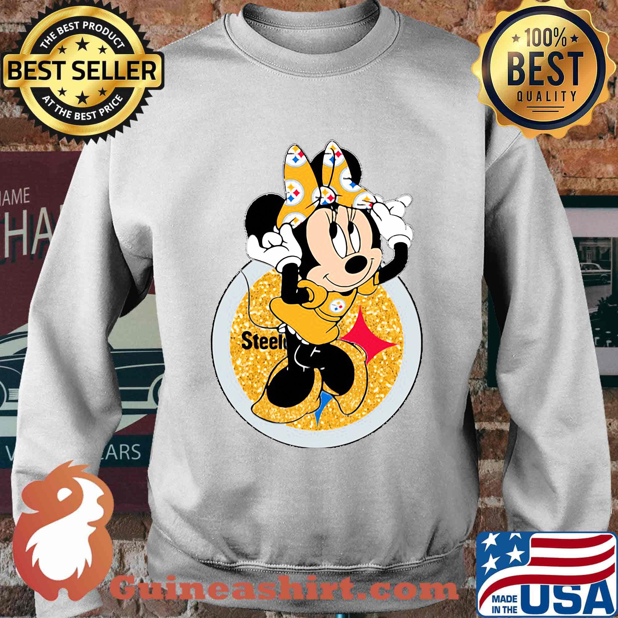 Disney minnie mouse pittsburgh steelers football s Sweater