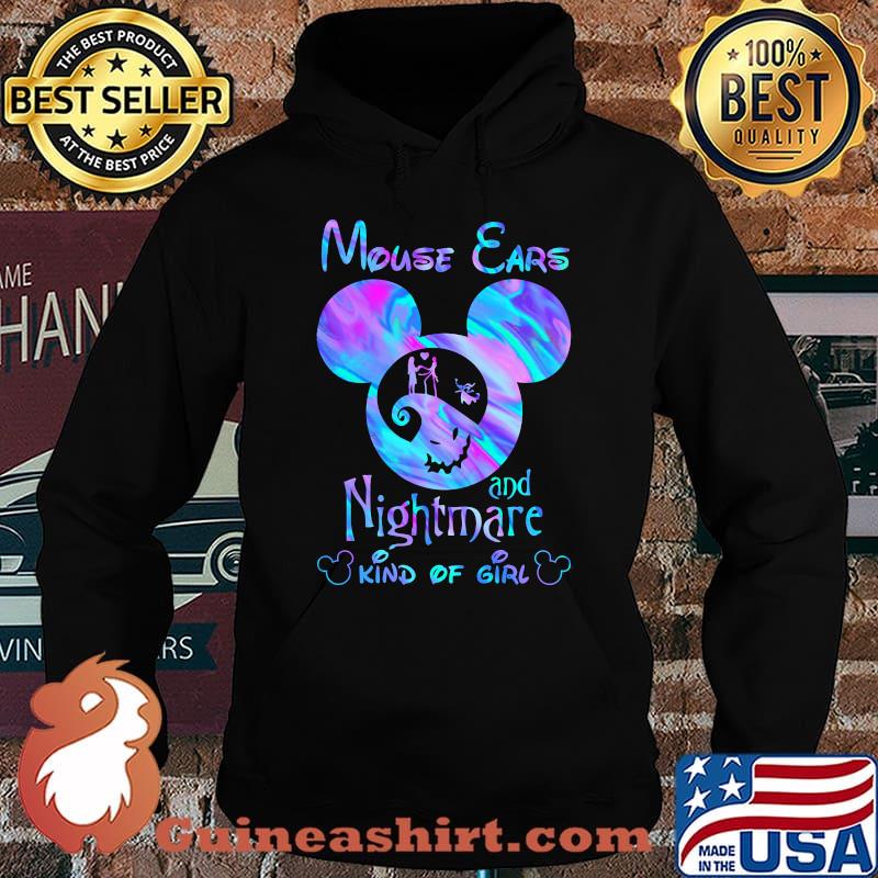 Disney mouse ears and nightmare kind of girl s Hoodie