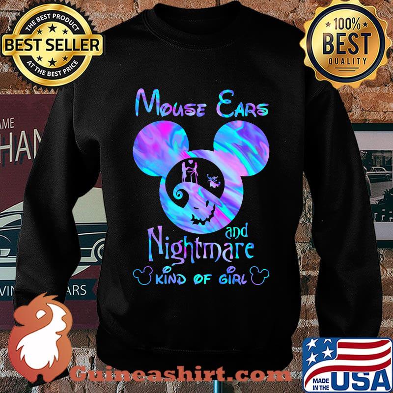 Disney mouse ears and nightmare kind of girl s Sweater