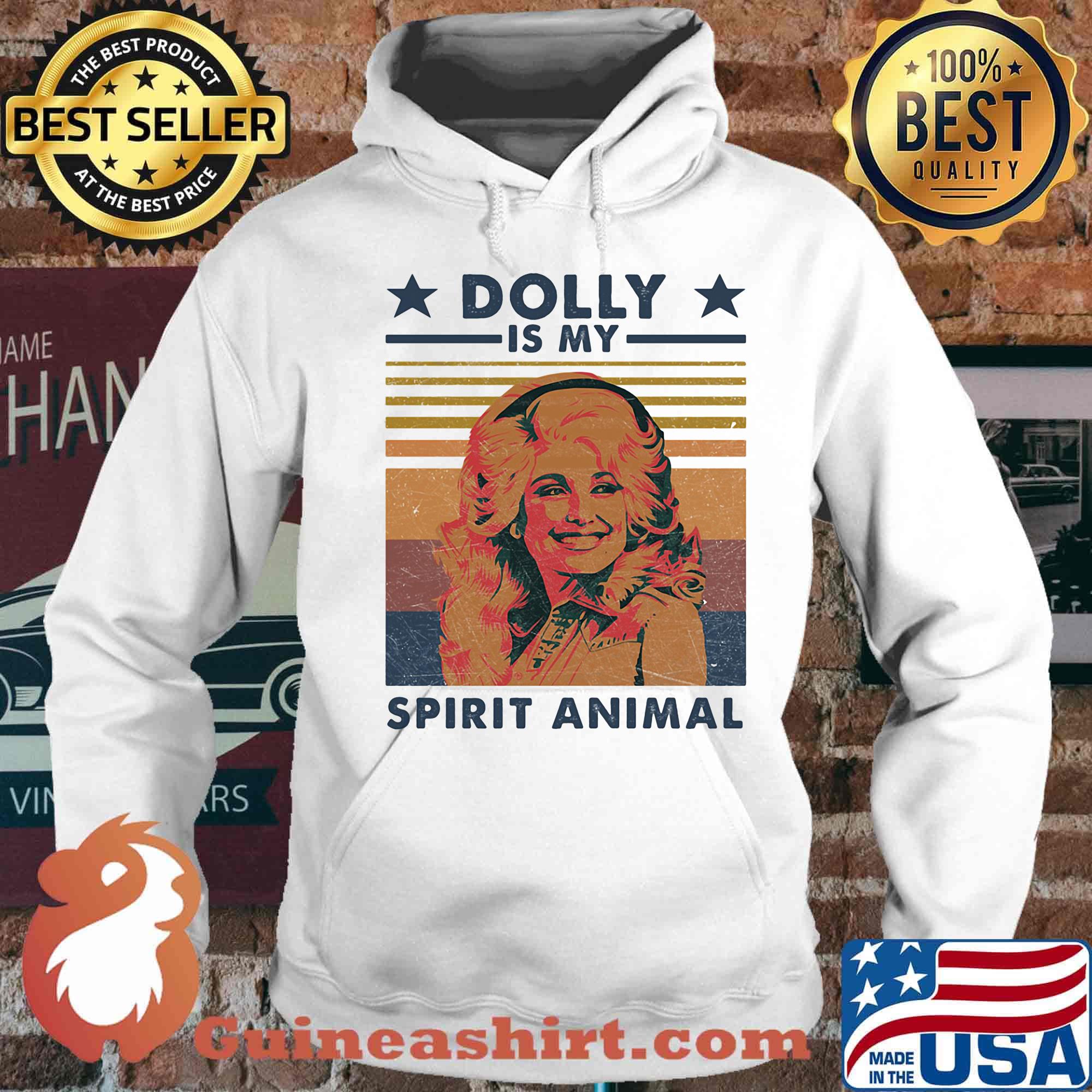 Dolly parton is my spirit animals vintage retro stars s Hoodie