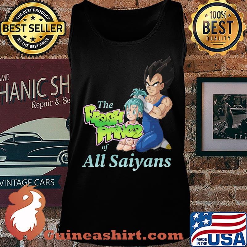 Dragon ball 7 son goku and bulma the fresh prince of all saiyans s Tank top