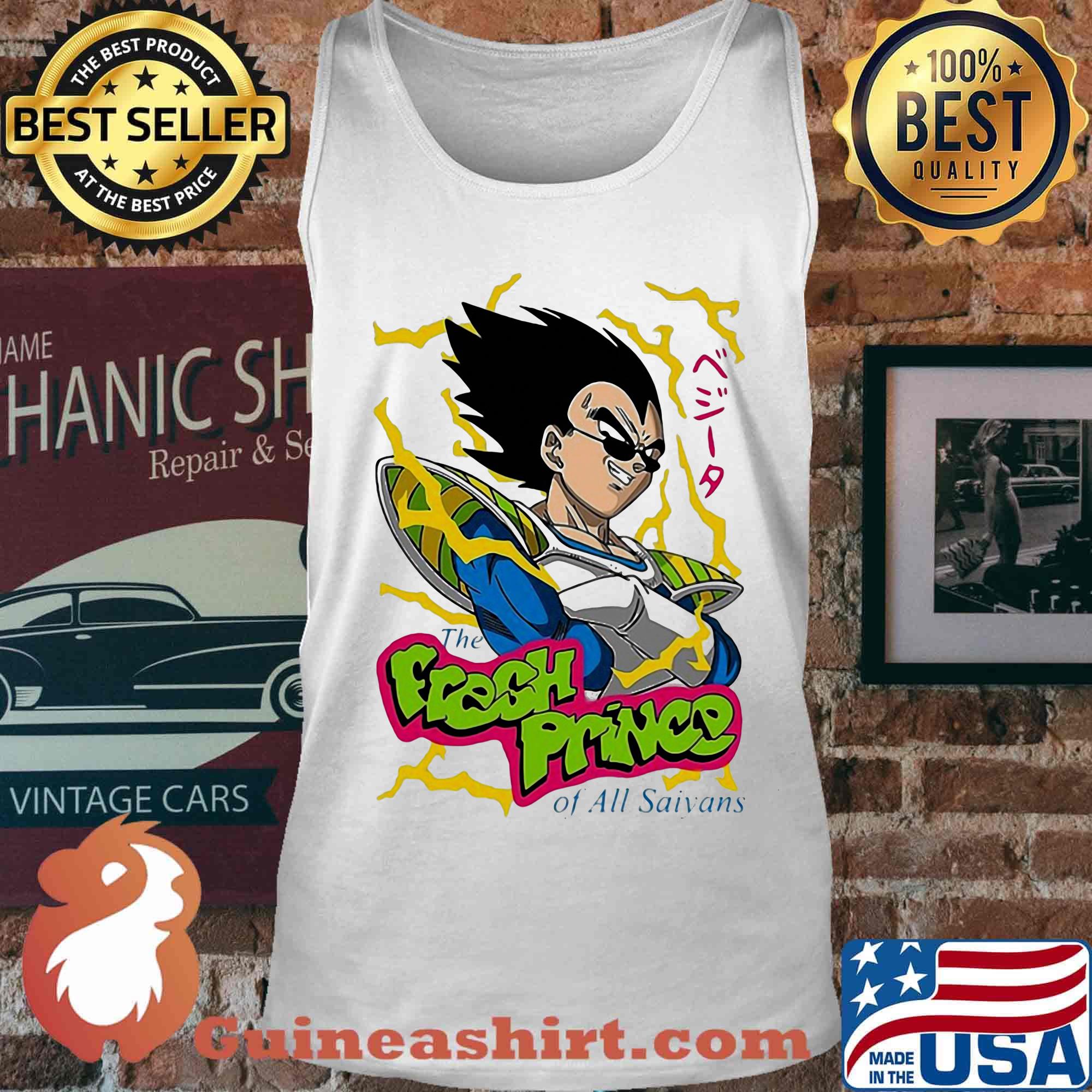 Dragon ball 7 the fresh prince of all saiyans s Tank top