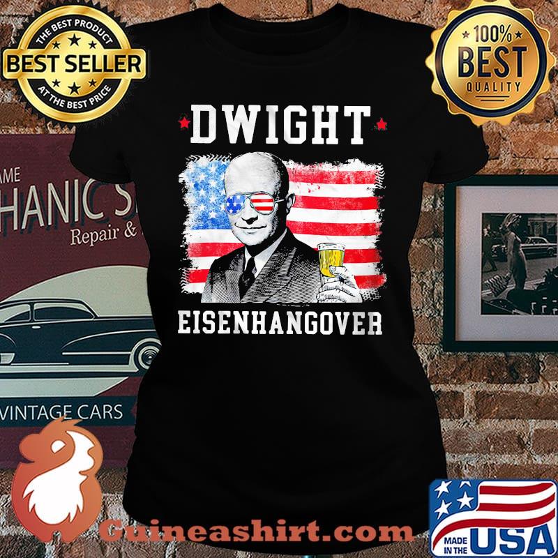 Dwight d. Eisenhower american flag 4th of july independence day s Laides