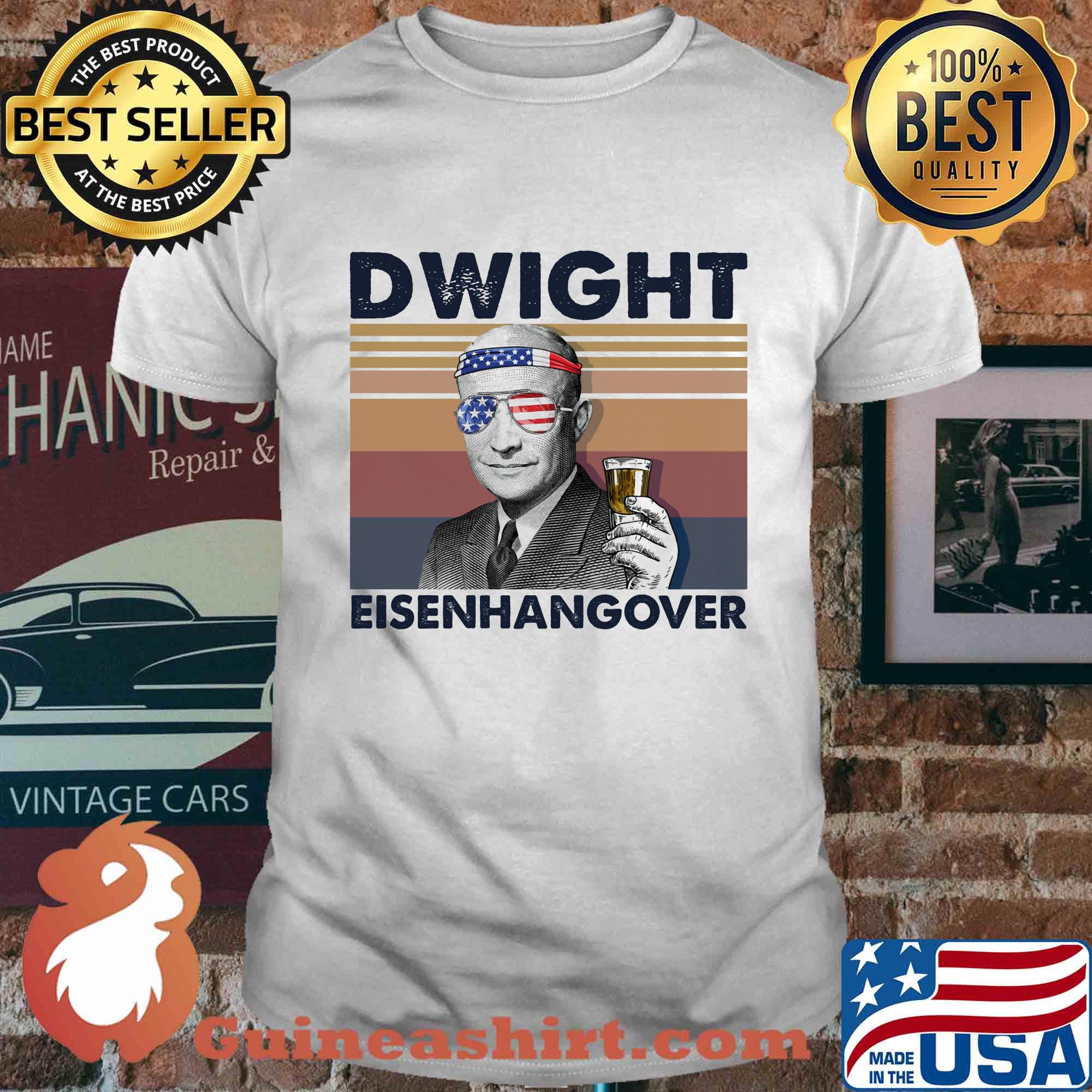 Dwight eisen hangover drink beer dwight eisenhangover vintage shirt