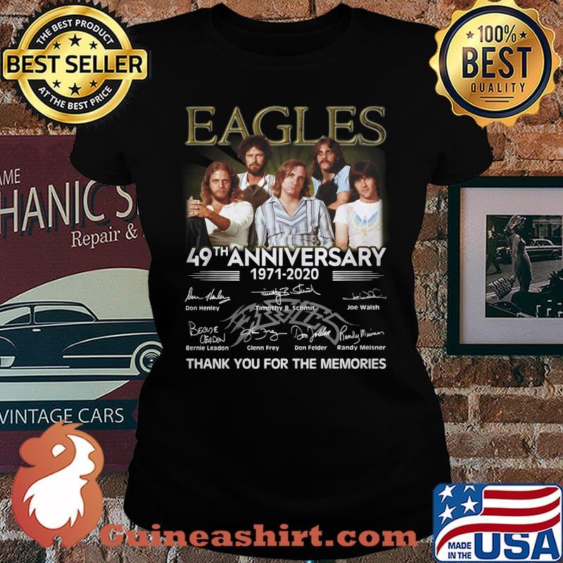 Eagles 49th anniversary 1971 2020 thank you for the memories signatures s Laides