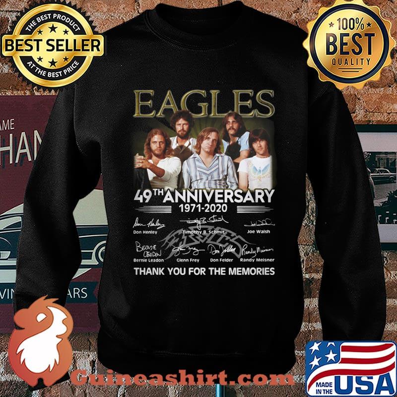 Eagles 49th anniversary 1971 2020 thank you for the memories signatures s Sweater