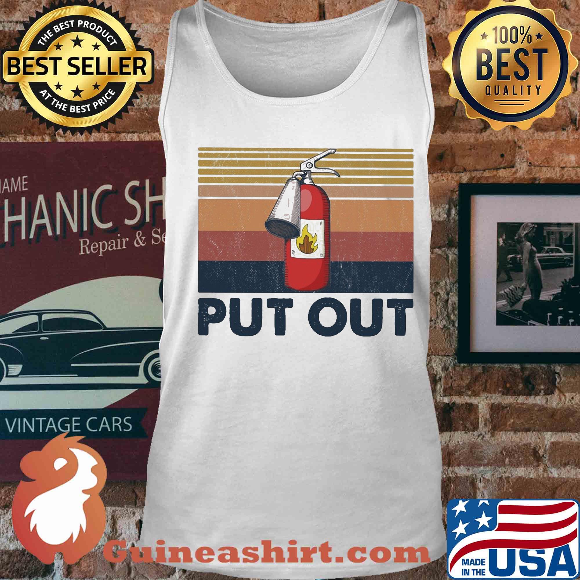 Firefighter put out vintage s Tank top