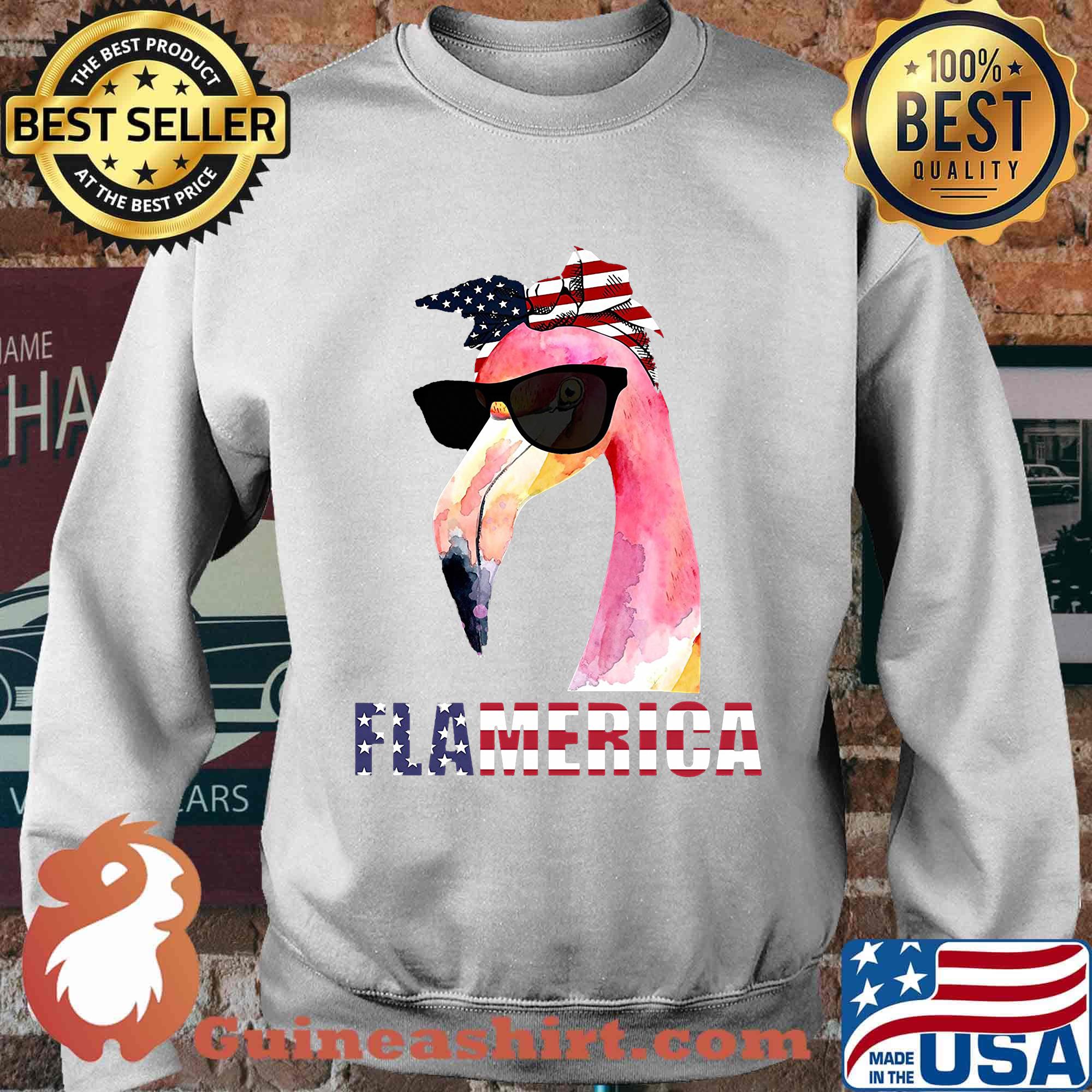 Flamingo flamerica america 4th of july independence day s Sweater