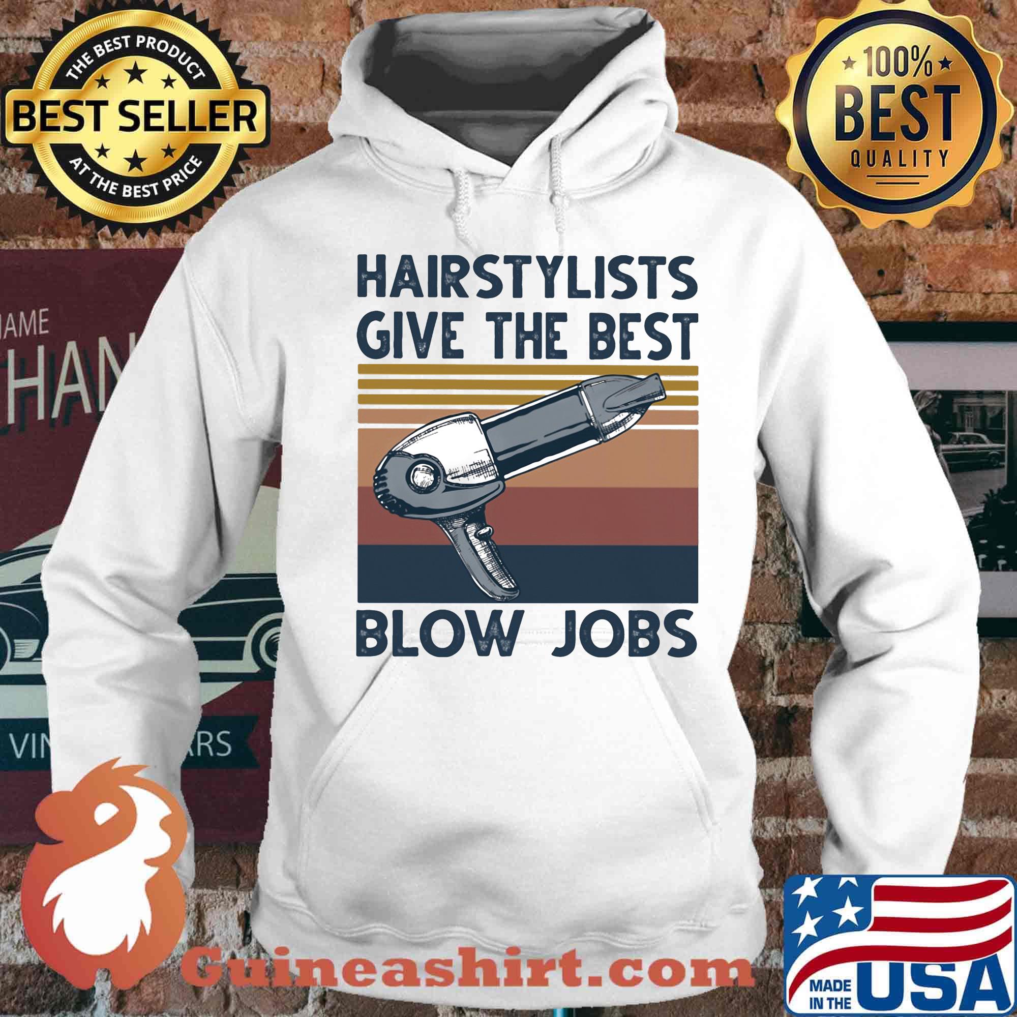 Hairstylists give the best blow jobs vintage retro s Hoodie