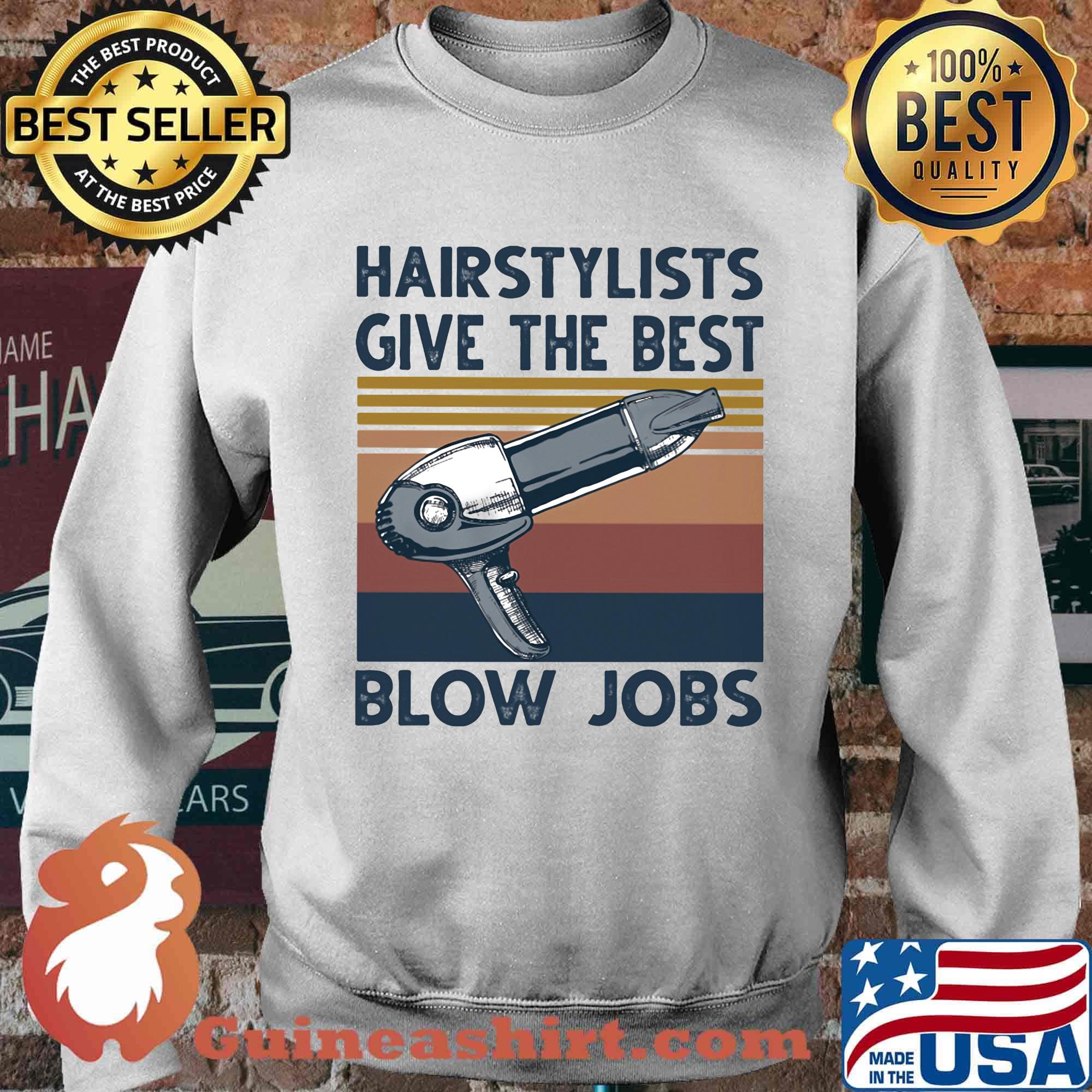 Hairstylists give the best blow jobs vintage retro s Sweater