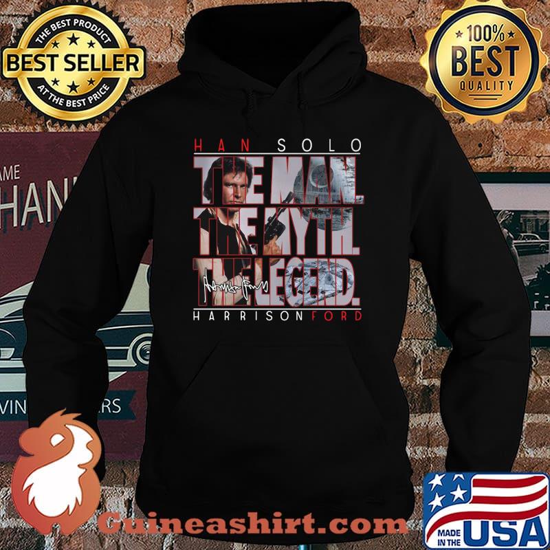 Han solo harrison ford the man the myth the legends signature s Hoodie