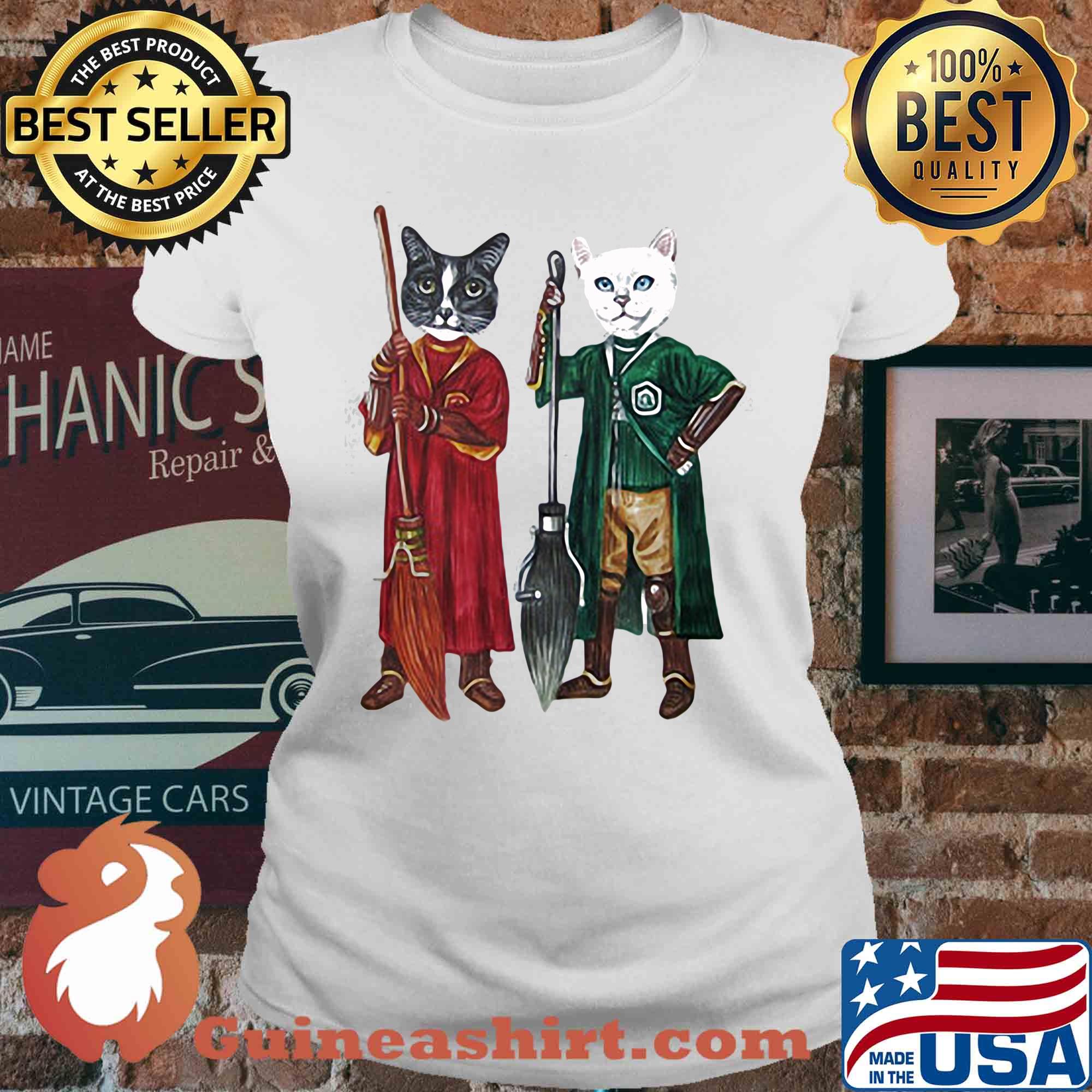 Harry potter cat movie s V-neck