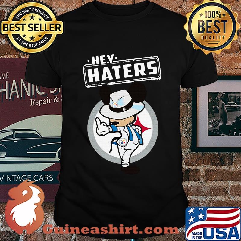 Hey haters mickey mouse pittsburgh steelers shirts