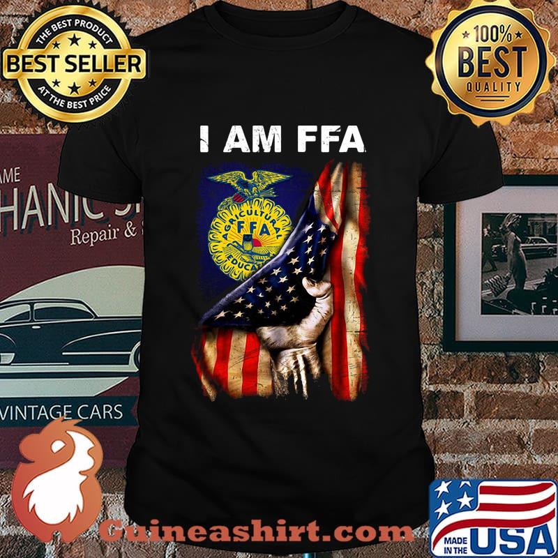 I am ffa american flag independence day shirt