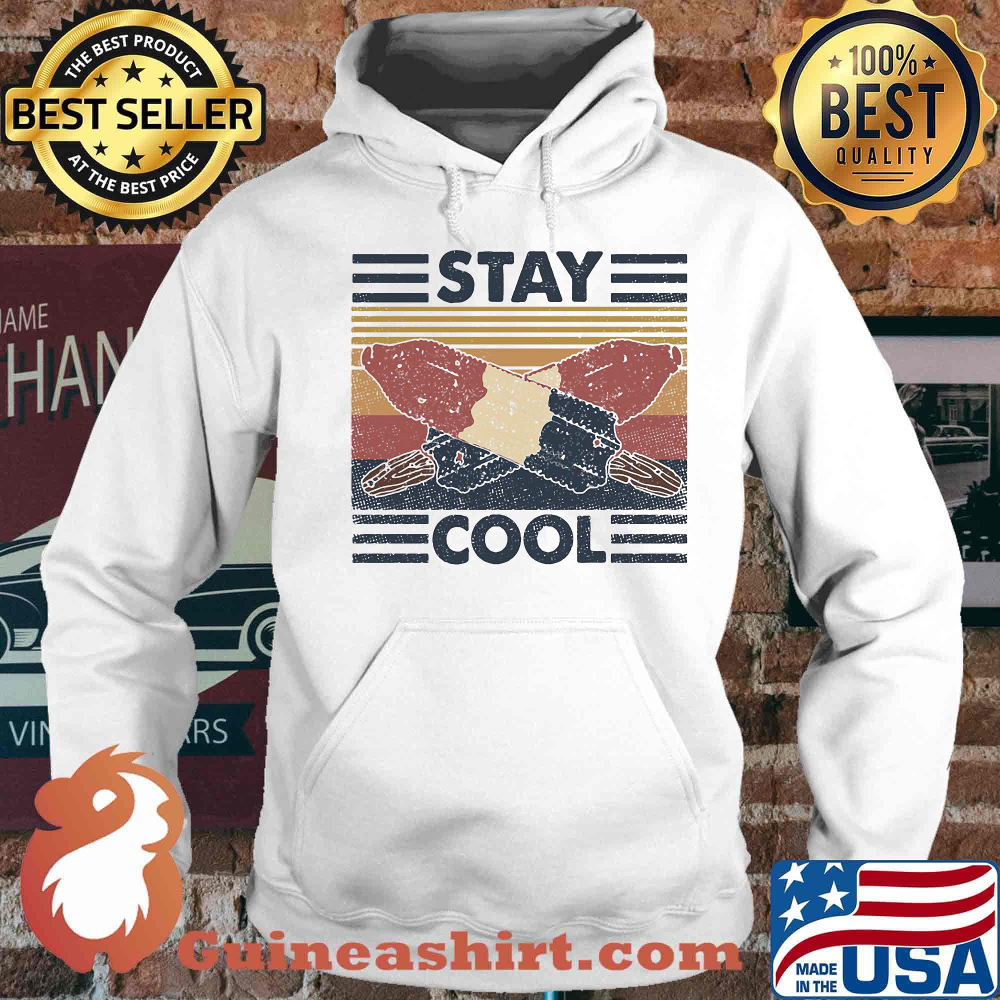 Ice pop stay cool vintage retro s Hoodie
