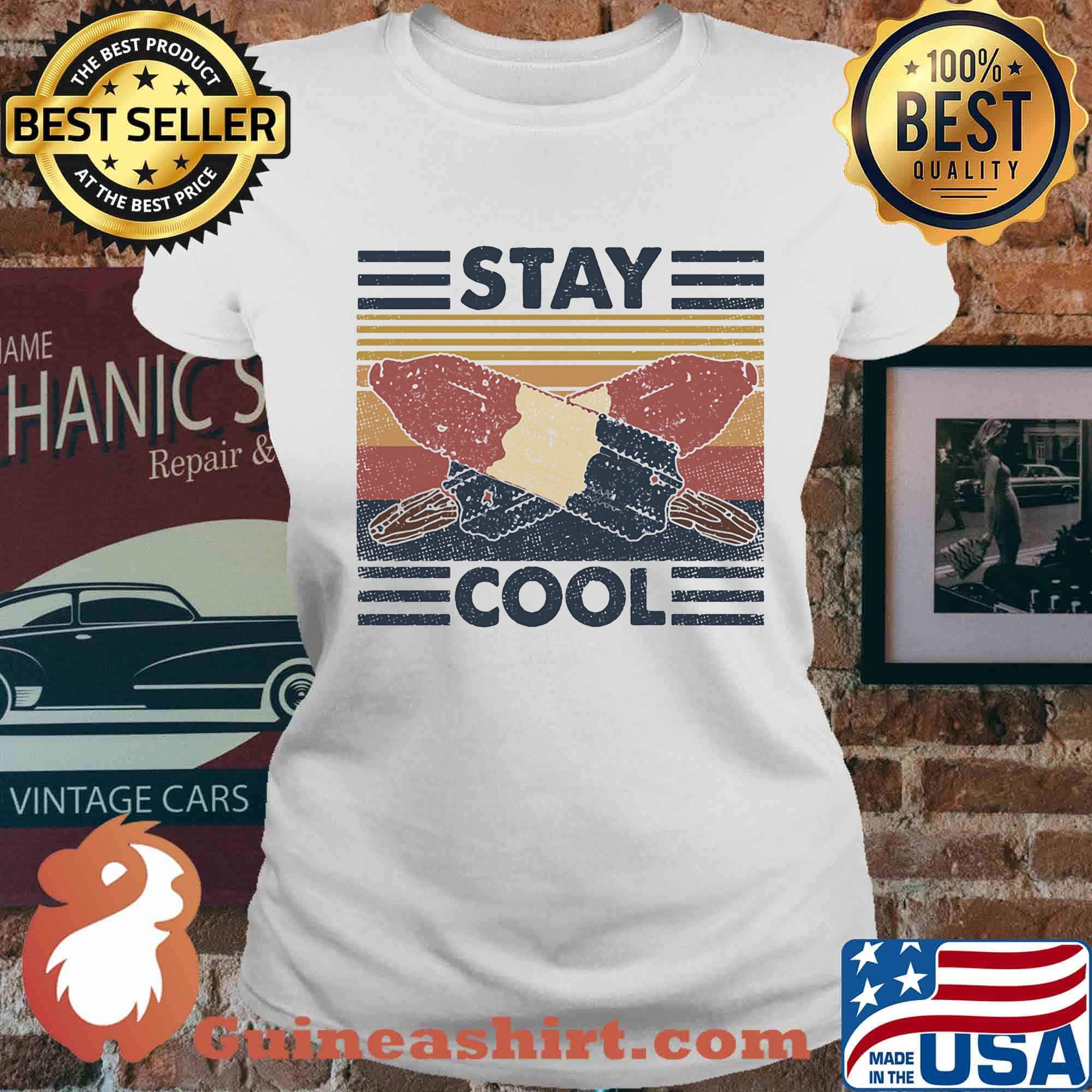 Ice pop stay cool vintage retro s Ladies tee