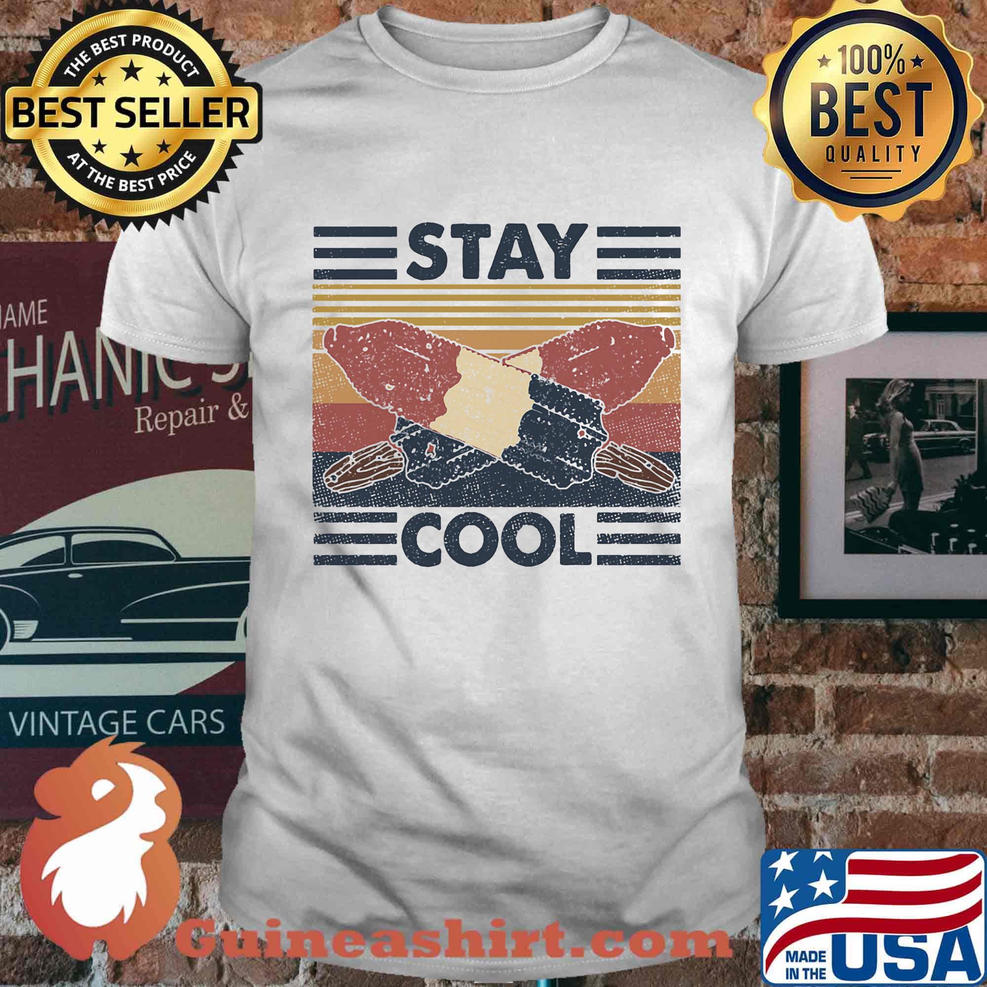 Ice pop stay cool vintage retro shirt