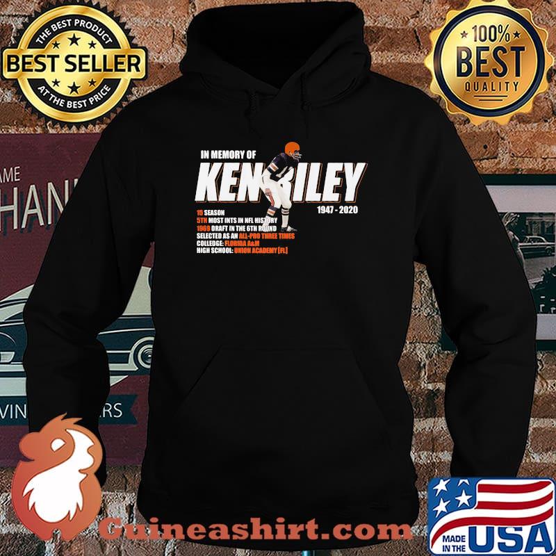 In memory of ken riley 1947 2020 15 season 5th most ints in nfl history 1969 draft in the 6th round s Hoodie