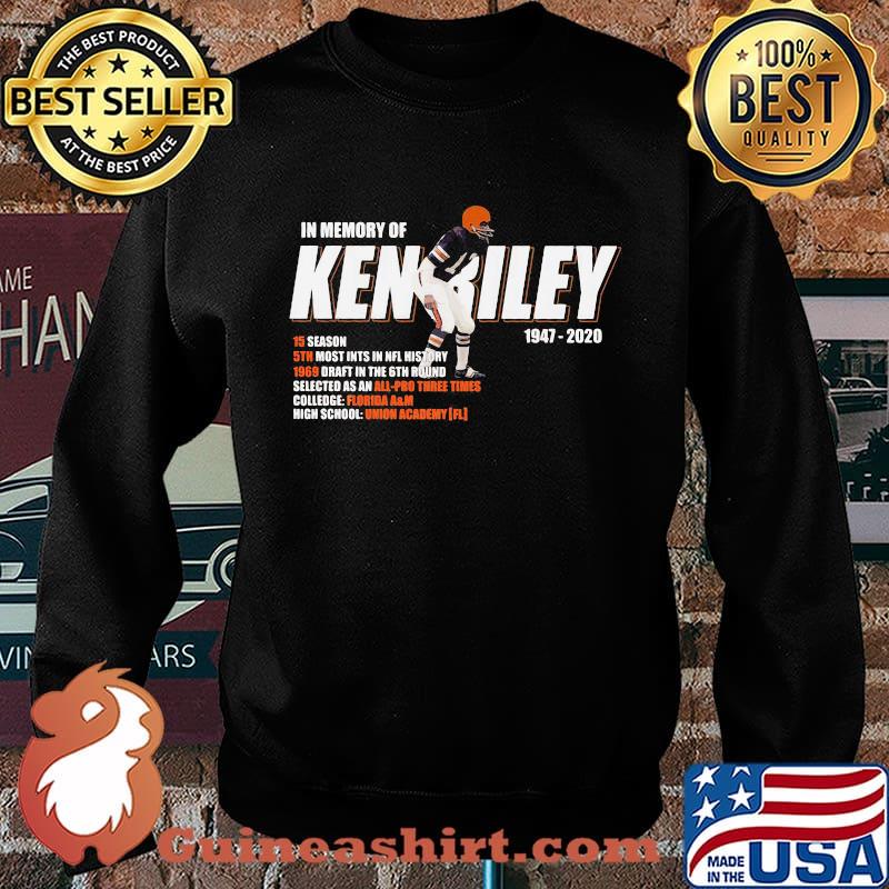 In memory of ken riley 1947 2020 15 season 5th most ints in nfl history 1969 draft in the 6th round s Sweater
