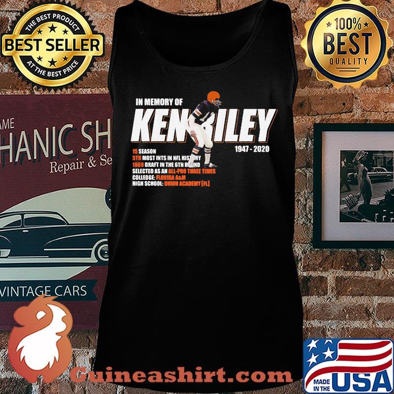 In memory of ken riley 1947 2020 15 season 5th most ints in nfl history 1969 draft in the 6th round s Tank top
