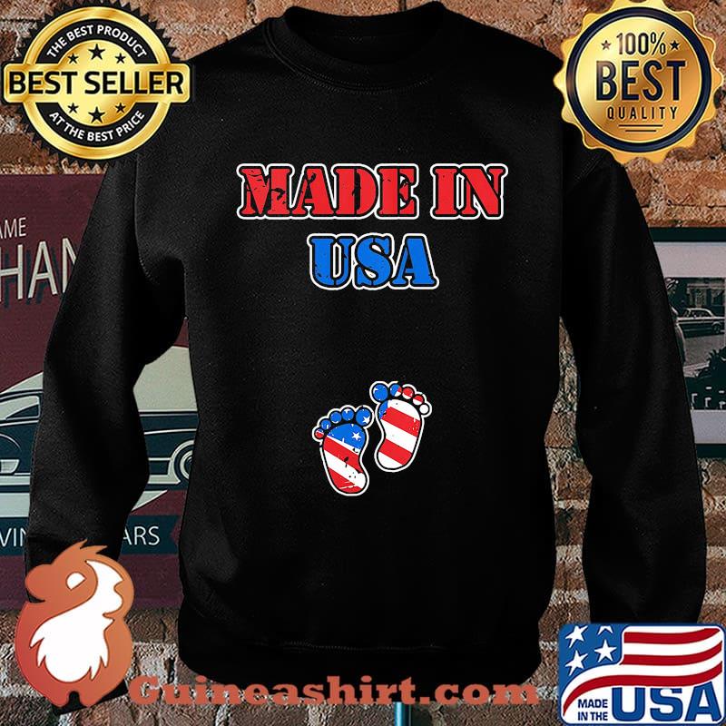 Independence day made in USA paw baby children s Sweater