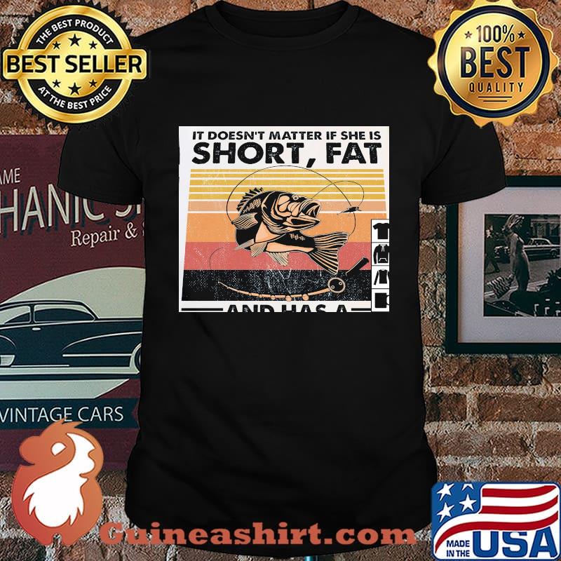 It doesn't matter if she is short fat and has a vintage retro shirt