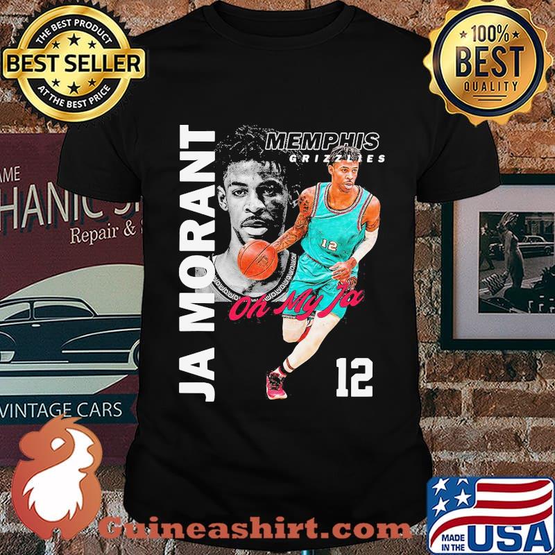 Ja morant 12 memphis grizzlies oh my ja basketball player shirt