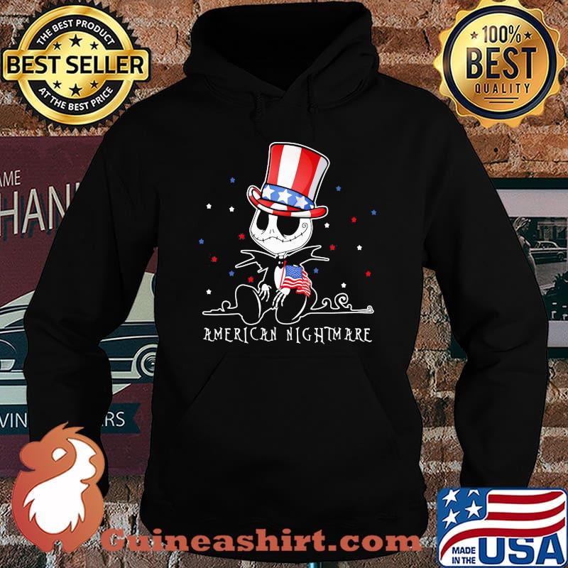 Jack skellington american nightmare 4th of july independence day s Hoodie