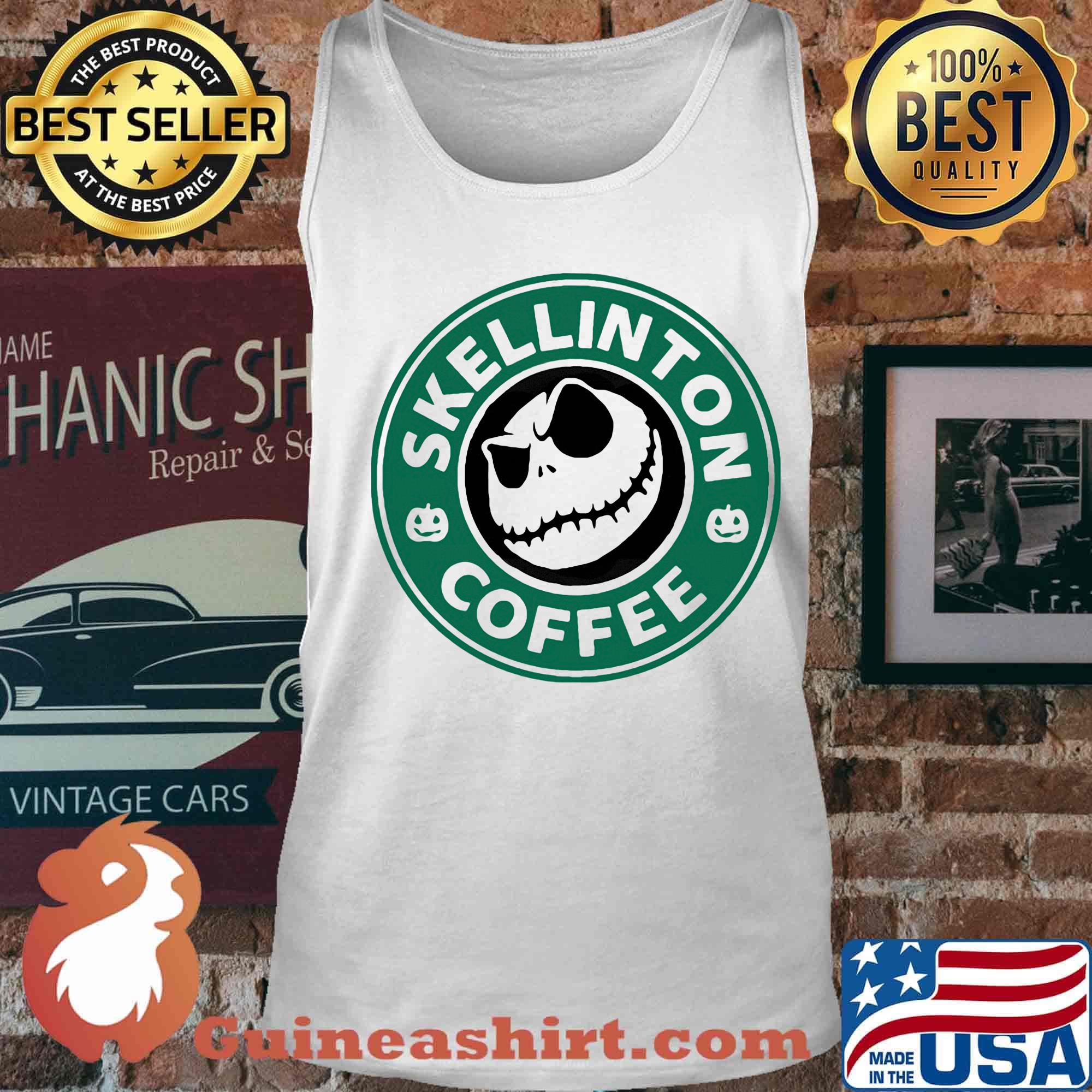 Jack skellinton coffee logo s Tank top