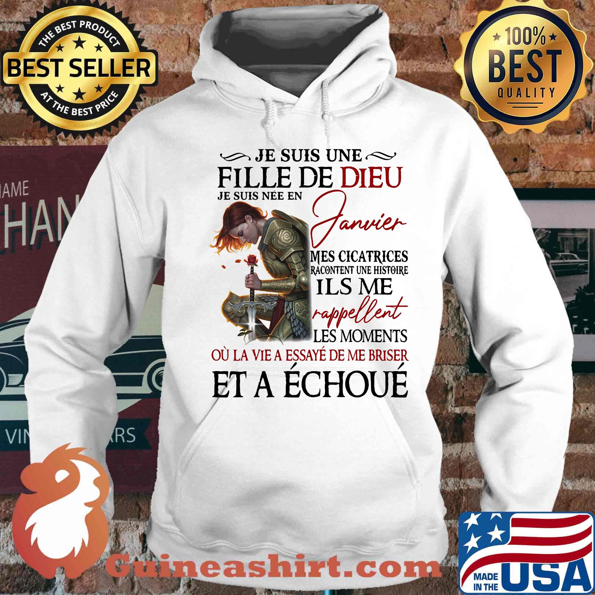 Janvier Mes Cicatrices Racontent Une Histoire Ils Me Combattant Girl Shirt Hoodie